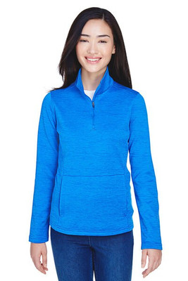 Devon & Jones DG798W - Ladies Newbury Mélange Fleece Quarter-Zip