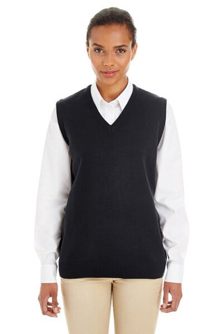 Harriton M415W - Ladies Pilbloc V-Neck Sweater Vest