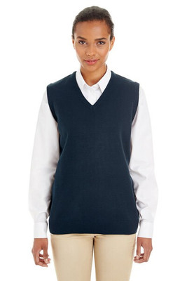 Harriton M415W - Ladies Pilbloc V-Neck Sweater Vest
