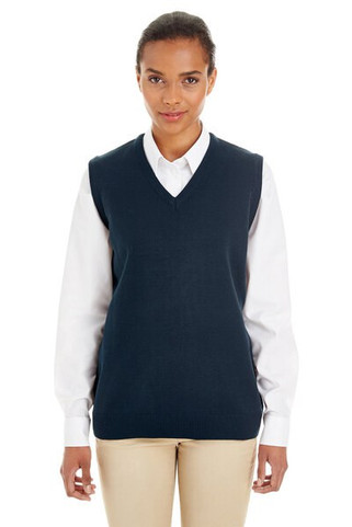 Harriton M415W - Ladies Pilbloc V-Neck Sweater Vest