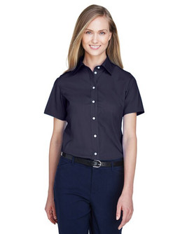 Devon & Jones D620SW - Women's Premium Broadcloth Short Sleeve Shirt