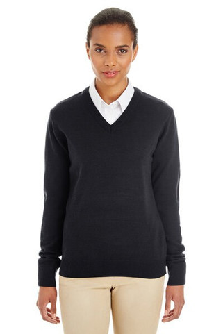 Harriton M420W - Ladies Pilbloc V-Neck Sweater