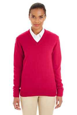Harriton M420W - Ladies Pilbloc V-Neck Sweater