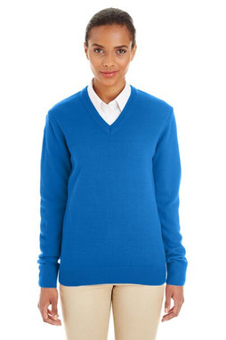 Harriton M420W - Ladies Pilbloc V-Neck Sweater