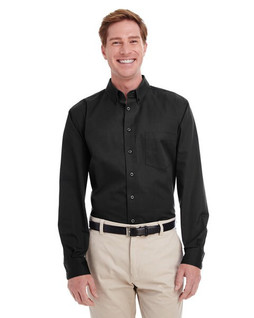 Harriton M581 - T-Shirt Hommes Foundation 100% coton à manches longues