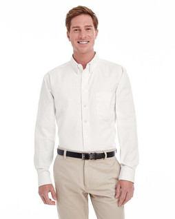 Harriton M581T - Chemise Homme Haute Qualité en Coton avec Teflon