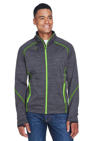 Ash City North End 88697 - Flux Mens Melange Bonded Fleece Jackets