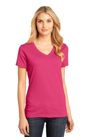 District Made DM1170L - Ladies Perfect Weight V-Neck Tee