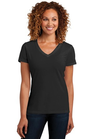 District Made DM1190L - Ladies Perfect Blend V-Neck Tee