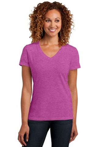 District Made DM1190L - Ladies Perfect Blend V-Neck Tee