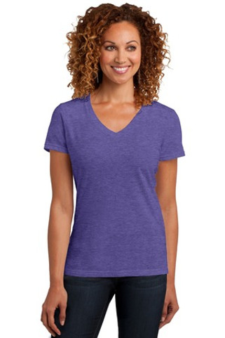 District Made DM1190L - Ladies Perfect Blend V-Neck Tee
