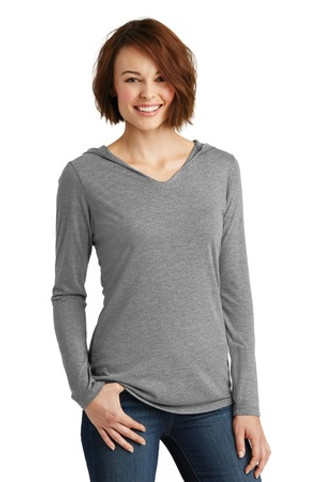 District Made DM139L - Ladies Perfect Tri Long Sleeve Hoodie