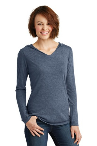 District Made DM139L - Ladies Perfect Tri Long Sleeve Hoodie