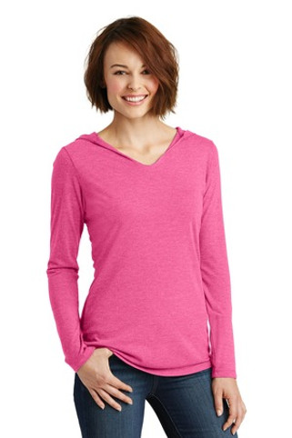 District Made DM139L - Ladies Perfect Tri Long Sleeve Hoodie