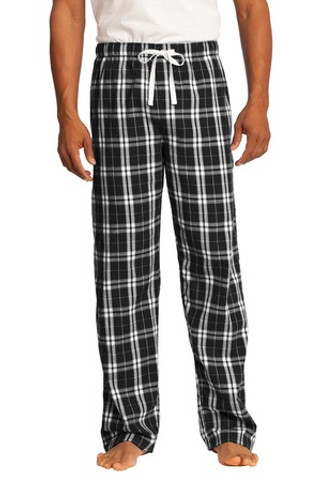 District DT1800 - Young Mens Flannel Plaid Pant