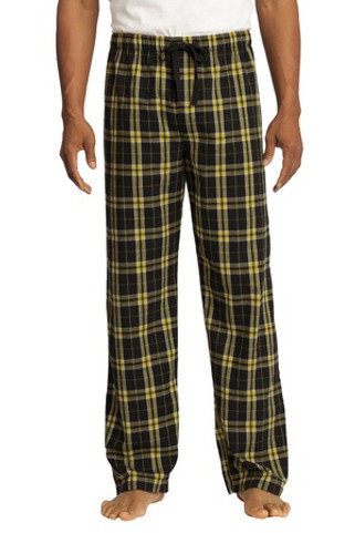 District DT1800 - Young Mens Flannel Plaid Pant