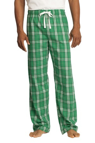 District DT1800 - Young Mens Flannel Plaid Pant