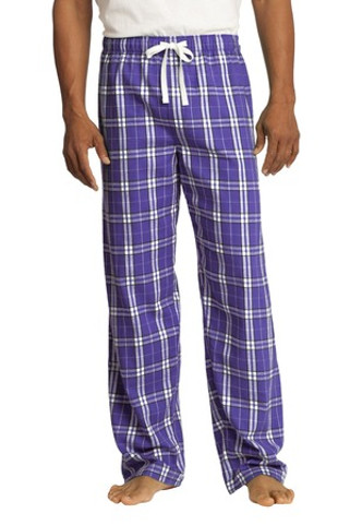 District DT1800 - Young Mens Flannel Plaid Pant