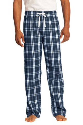 District DT1800 - Young Mens Flannel Plaid Pant