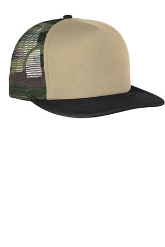 District DT624 - Flat Bill Snapback Trucker Cap
