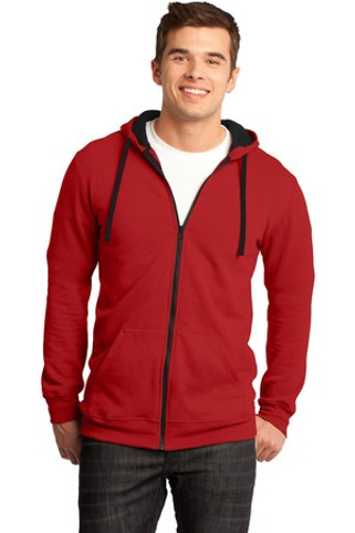 District DT800 - District® Young Mens The Concert Fleece™ Full-Zip Hoodie