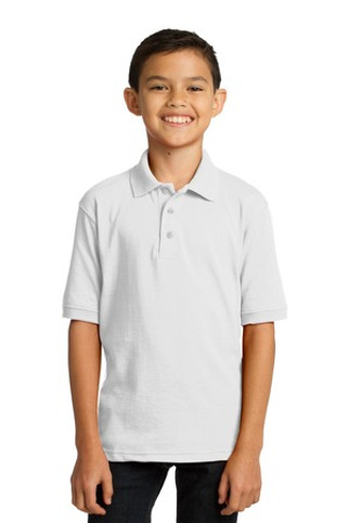 Port & Company KP55Y - Port & Company® Youth Core Blend Jersey Knit Polo