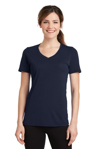 Port & Company LPC381V - Ladies Performance Blend V-Neck Tee