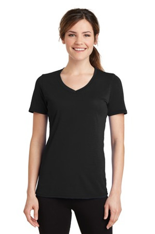 Port & Company LPC381V - Port & Company® Ladies Performance Blend V-Neck Tee