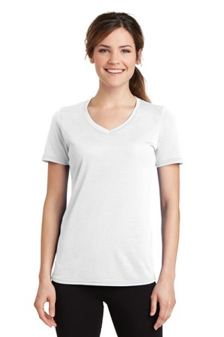 Port & Company LPC381V - Port & Company® Ladies Performance Blend V-Neck Tee