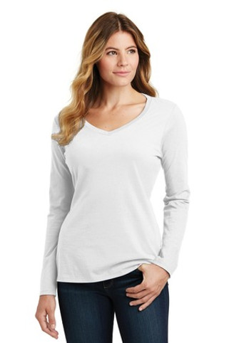 Port & Company LPC450VLS - Ladies Long Sleeve Fan Favorite V-Neck Tee