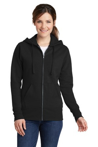 Port & Company LPC78ZH - Port & Company® Ladies Core Fleece Full-Zip Hooded Sweatshirt