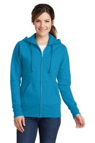 Port & Company LPC78ZH - Port & Company® Ladies Core Fleece Full-Zip Hooded Sweatshirt