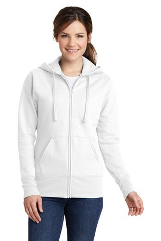 Port & Company LPC78ZH - Port & Company® Ladies Core Fleece Full-Zip Hooded Sweatshirt