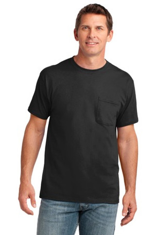 Port & Company PC54P - Core Cotton Pocket Tee