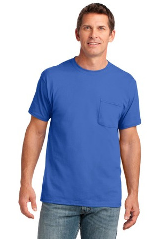Port & Company PC54P - Core Cotton Pocket Tee