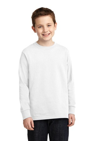 Port & Company PC54YLS - Port & Company® Youth Long Sleeve Cotton T-Shirt