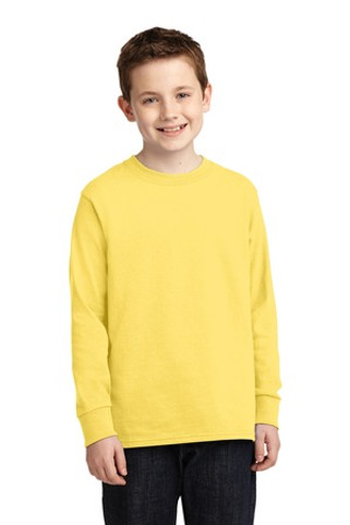 Port & Company PC54YLS - Port & Company® Youth Long Sleeve Cotton T-Shirt
