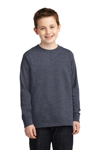 Port & Company PC54YLS - Port & Company® Youth Long Sleeve Cotton T-Shirt