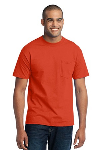 Port & Company PC55PT - Tall Core Blend Pocket Tee