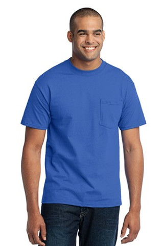 Port & Company PC55PT - Tall Core Blend Pocket Tee