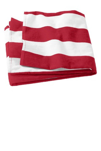 Port & Company PT43 - Cabana Stripe Beach Towel