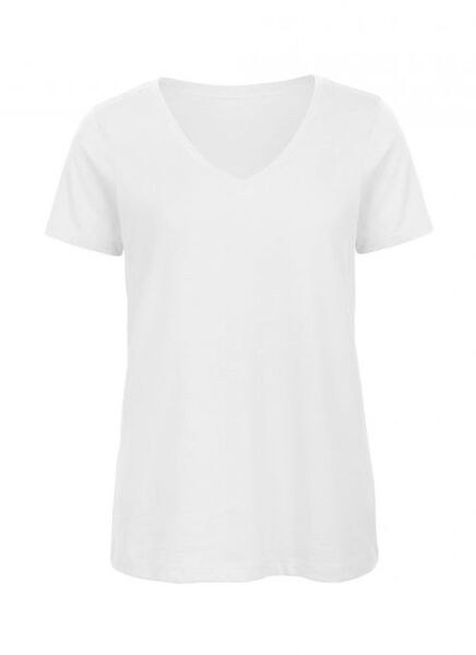 B&C BC045 - Organic Cotton V-Neck Women's Tee - Soft & Affordable