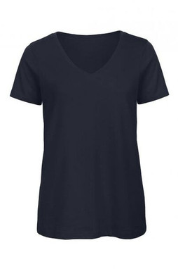 B&C BC045 - Damen Bio-Baumwolle V-Ausschnitt T-Shirt