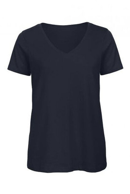 B&C BC045 - Organic Cotton V-Neck Women's Tee - Soft & Affordable