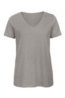 B&C BC045 - Organisch Katoen V-Hals Dames T-shirt