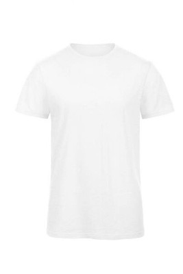 B&C BC046 - Camiseta Masculina de Algodão Orgânico Confortável