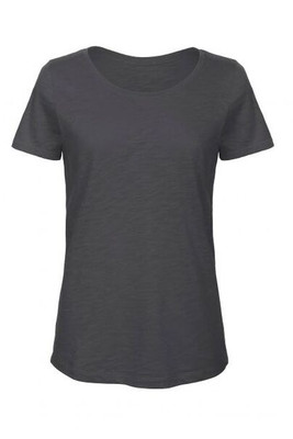 B&C BC047 - Organisch Slub Dames T-shirt Met Ronde Hals