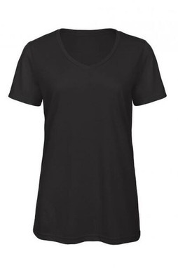 B&C BC058 - Tee-shirt col V femme Tri-blend
