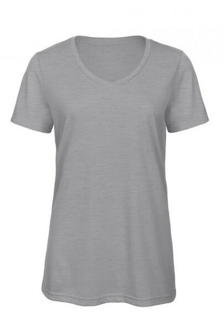 B&C BC058 - Damen-Tri-Blend V-Ausck T-Shirt