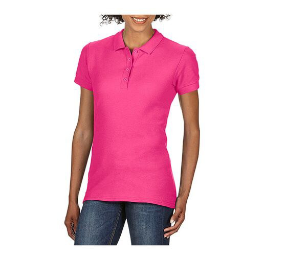 Gildan GN48L - Gildan Women's Semi-Fitted Double Pique Polo